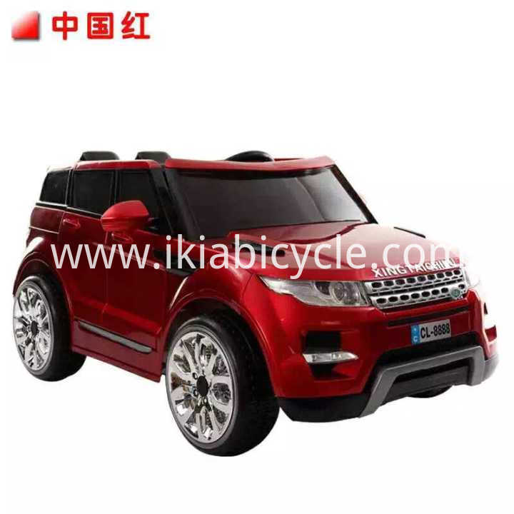 Red color kid toy ride on car