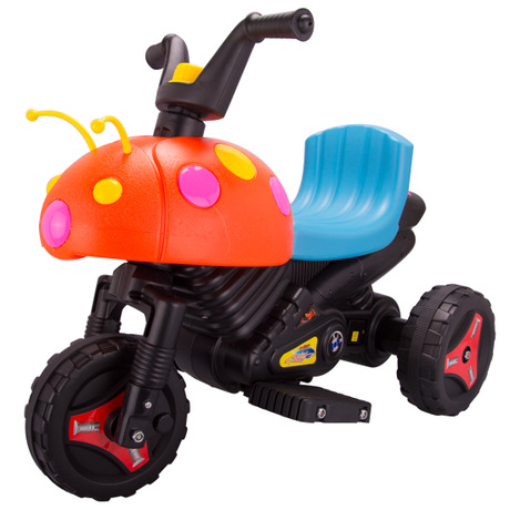 Kids ilektrikal trisaykl wit bak sit pats